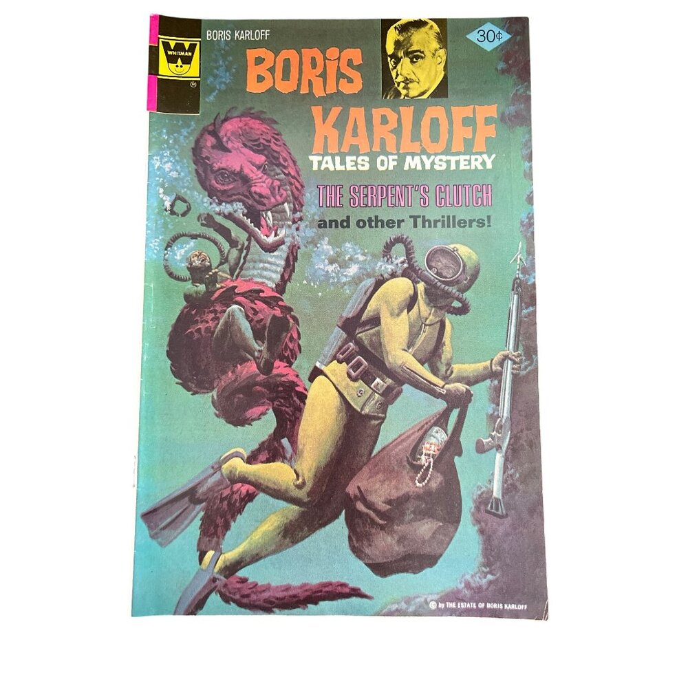 Whitman Boris Karloff Tales Of Mystery #70 The Serpent’s Clutch Sept 1976